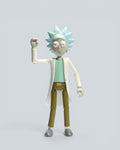 Rick Sanchez 5" Articulated Action Figure - (2017 Series 1)