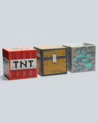 Minecraft 1.5" Mini-Figure Block Bundle - TNT, Diamond Ore & Chest