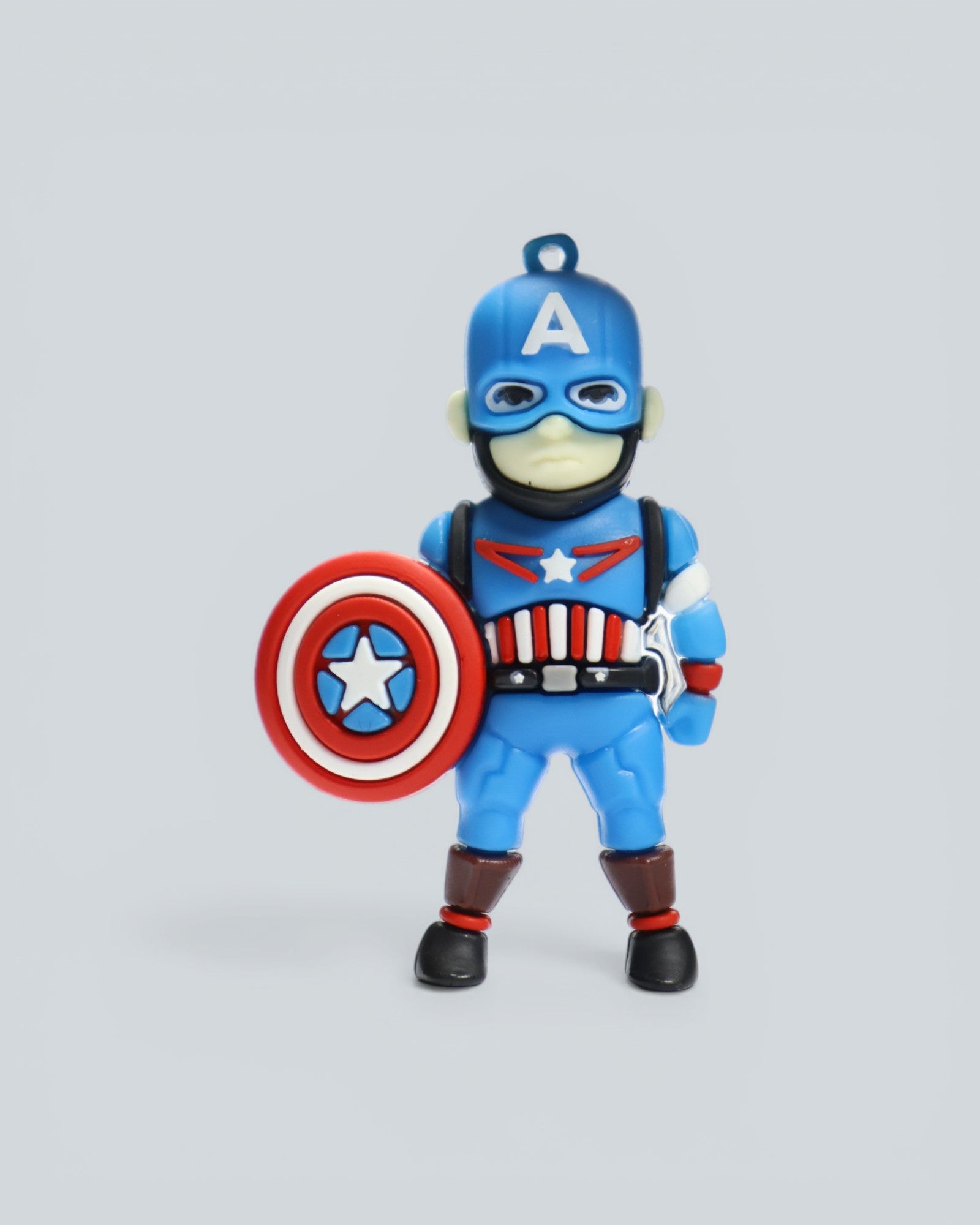 Marvel Captain America Stylized Rubber Keychain