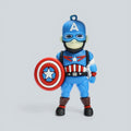 Marvel Captain America Stylized Rubber Keychain