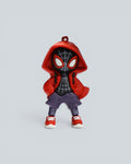 Marvel Miles Morales "Red Hoodie" Keychain – Spider-Verse Urban Edition