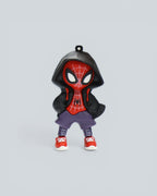 Marvel Spider-Man "Street Style" Keychain - Black Hoodie