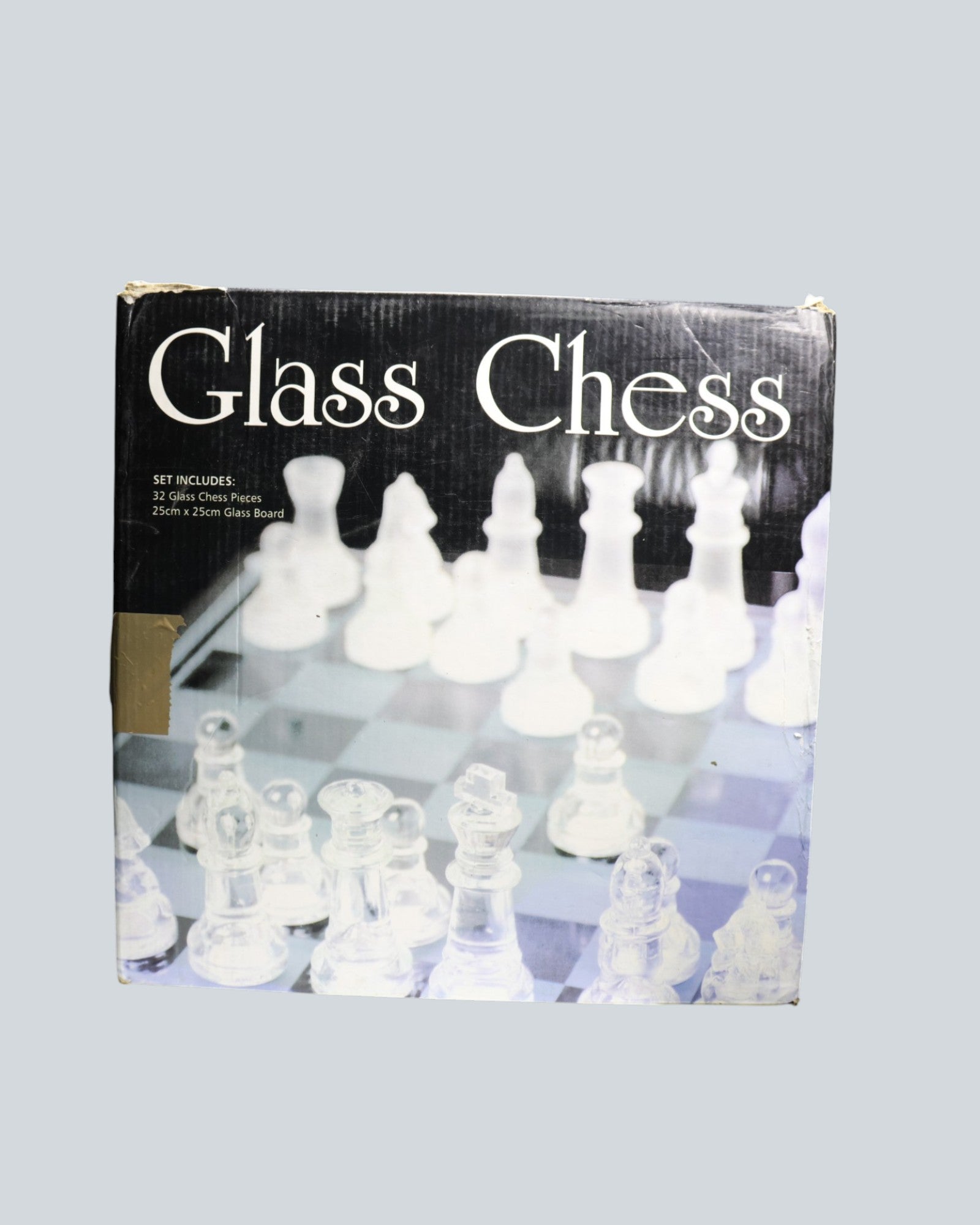 Elegant Crystal Glass Chess Set
