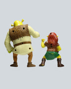 Shrek & Princess Fiona (Warrior Ogre Edition) Figure Bundle