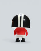 Angry Biker / Racer Stylized Mini Figure - Red & White Edition