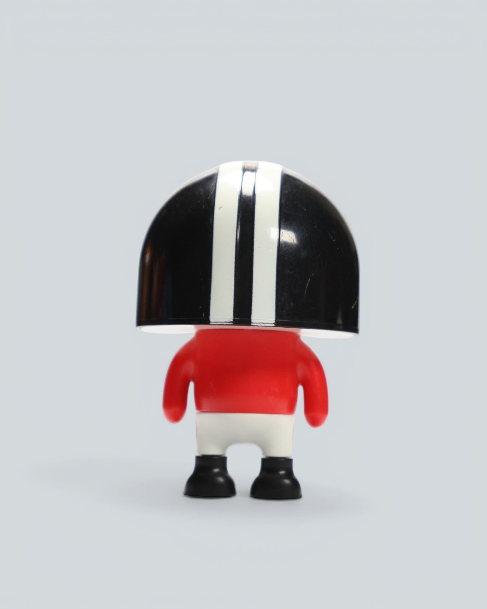 Angry Biker / Racer Stylized Mini Figure - Red & White Edition
