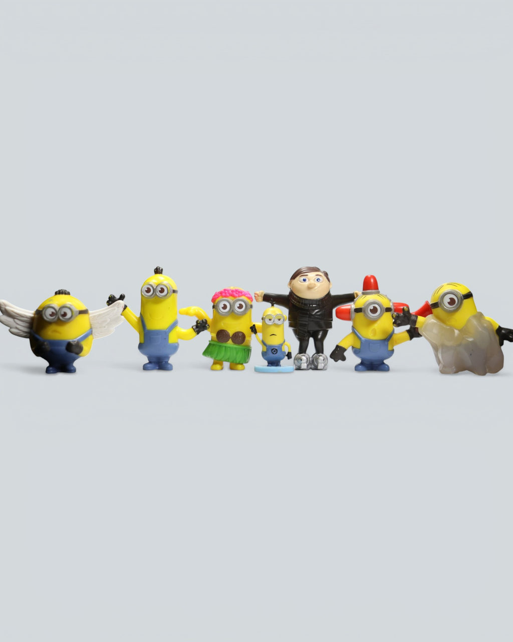 Minions Mega Figure Set of 7 - Young Gru and Minion Variants