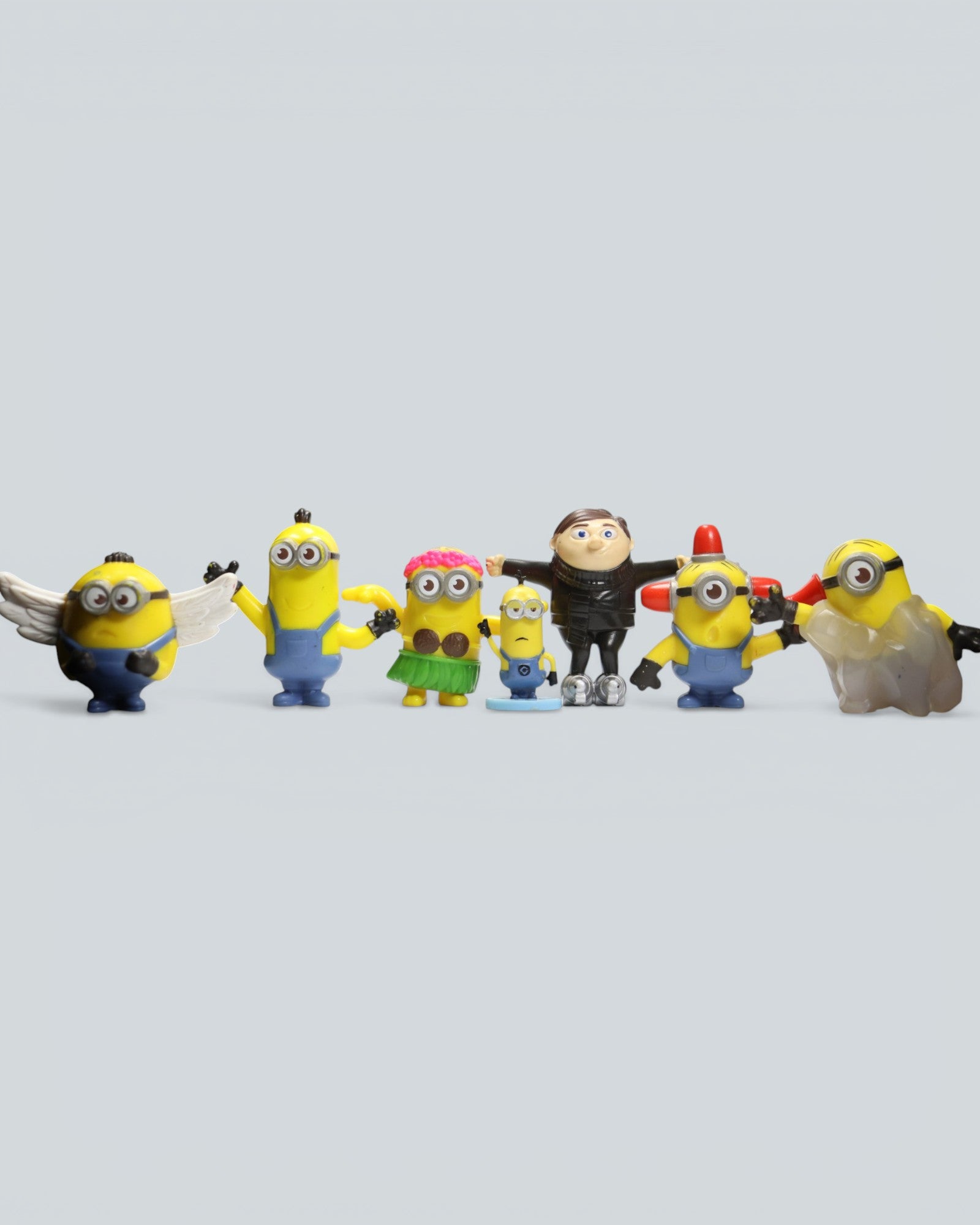 Minions Mega Figure Set of 7 - Young Gru and Minion Variants