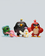 Angry Birds Movie Collectible Figure Set - 5-Piece Character Bundle