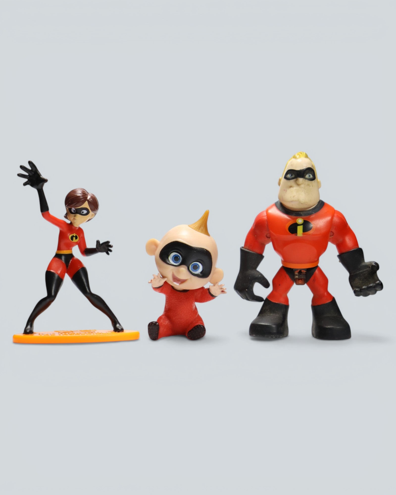 The Incredibles Figure Set - Mr. Incredible, Elastigirl & Jack-Jack Bundle