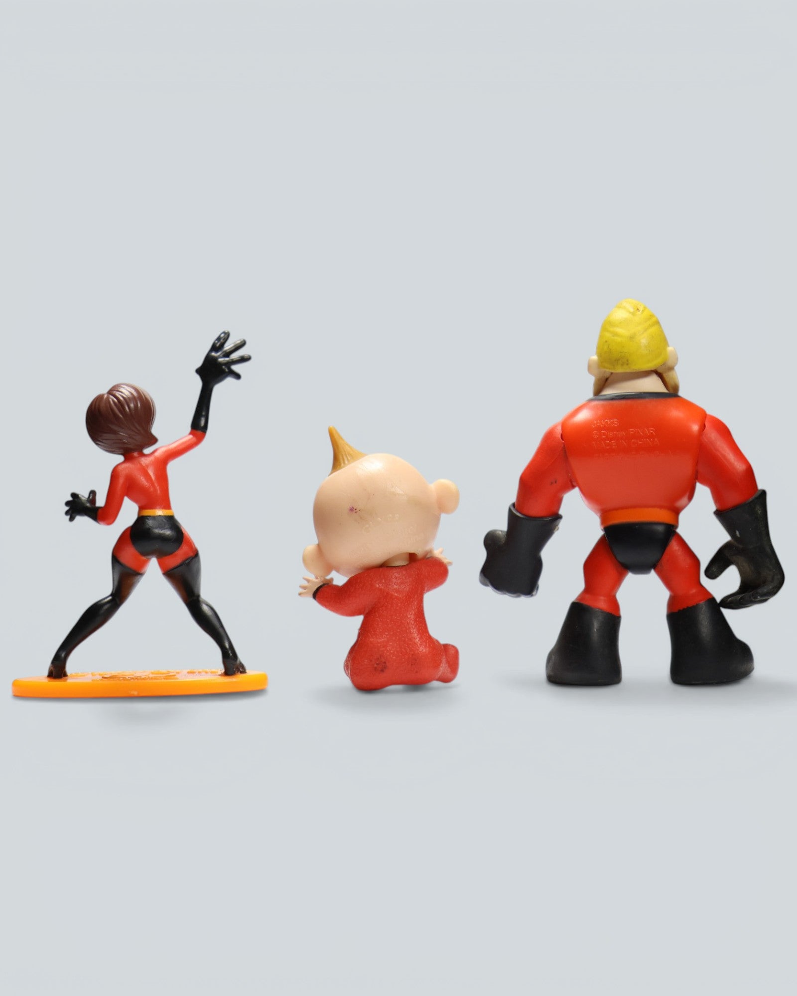 The Incredibles Figure Set - Mr. Incredible, Elastigirl & Jack-Jack Bundle