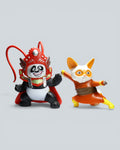 Kung Fu Panda & Master Shifu Set - Multi Face Changing Po.