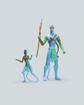 Avatar Na'vi Warrior Figure Set