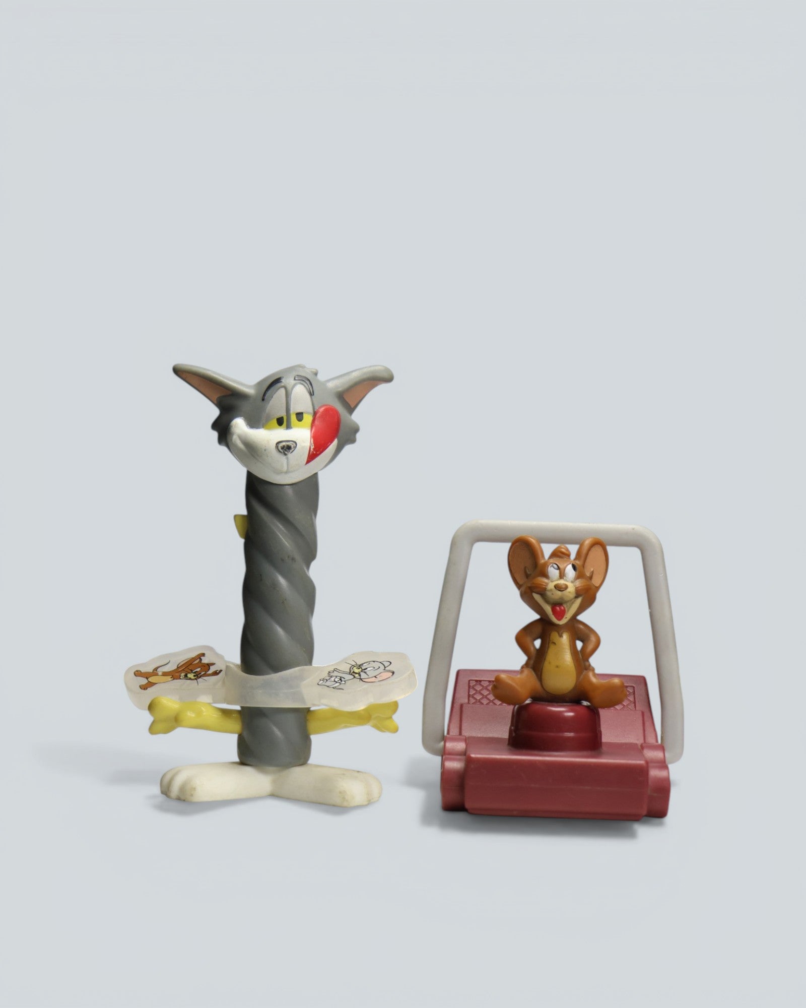 Tom and Jerry Zany Figure Set - Twisted Tom & Jerry on Platform Bundle