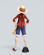 One Piece Monkey D. Luffy Action Figure with Swappable Faces - 10 inches