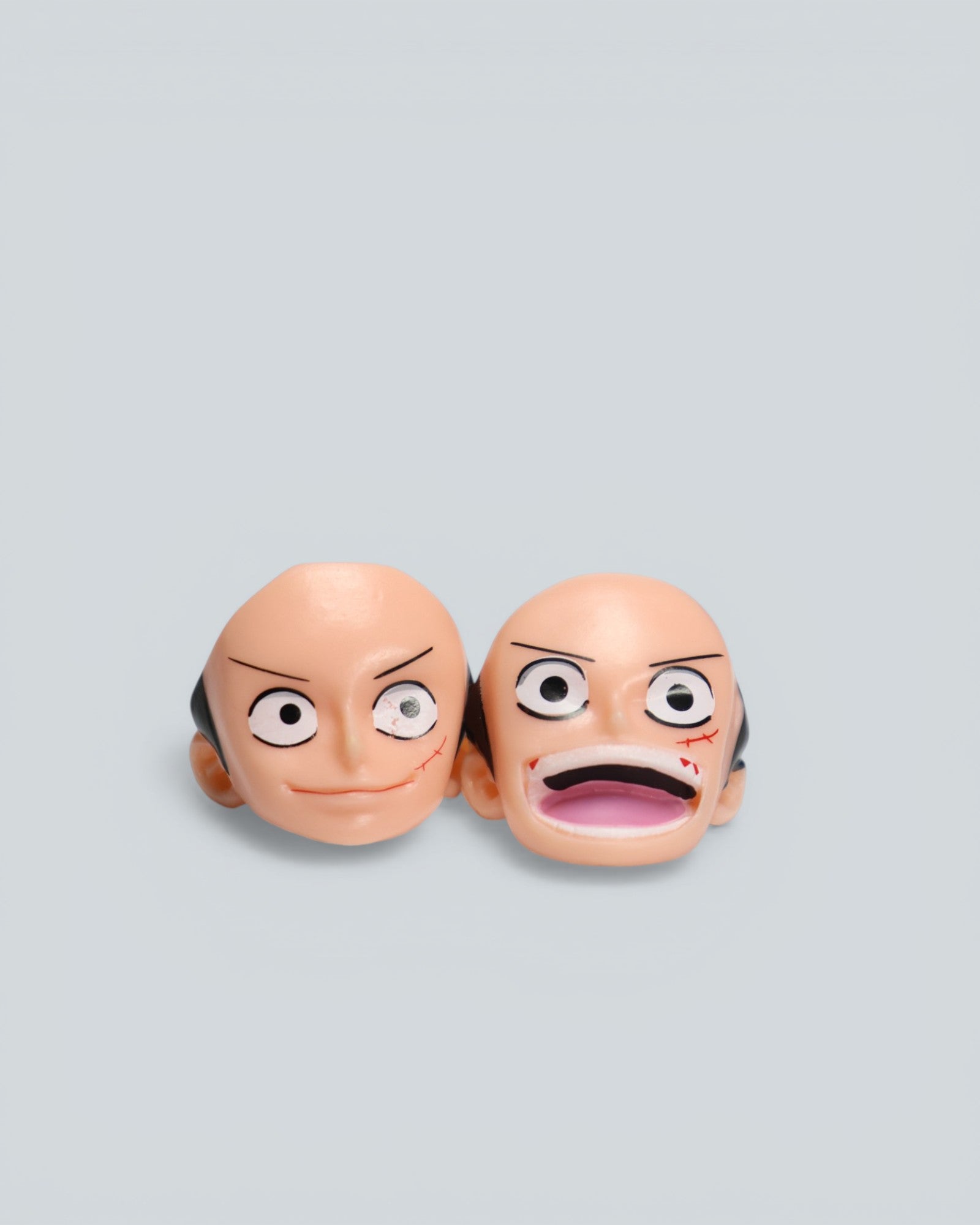 One Piece Monkey D. Luffy Action Figure with Swappable Faces - 10 inches