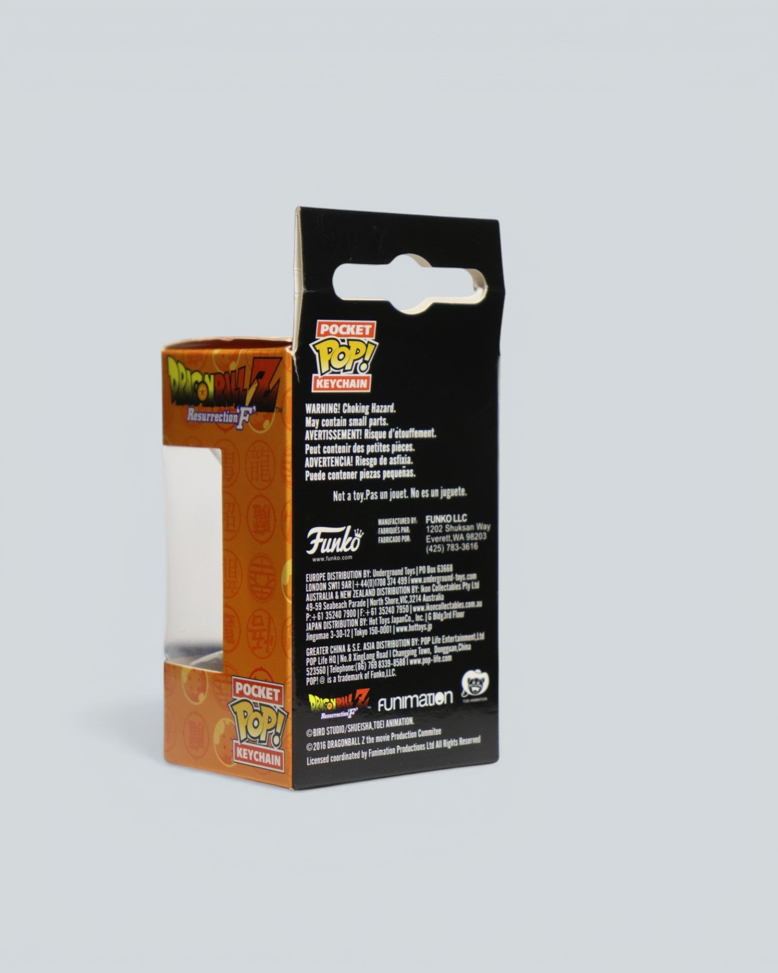 Dragon Ball Super Saiyan Blue Goku Pocket Pop! Keychain