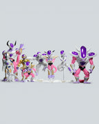 Dragon Ball Z Frieza Evolution 8-Piece Figure Bundle