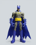 DC Batman Classic Blue & Grey Action Figure with Fabric Cape