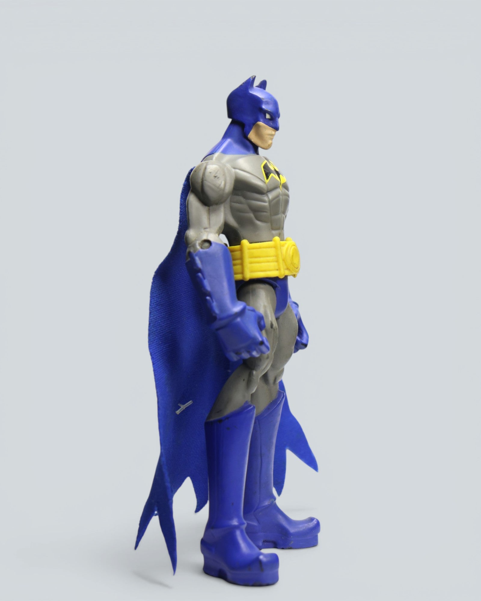 DC Batman Classic Blue & Grey Action Figure with Fabric Cape
