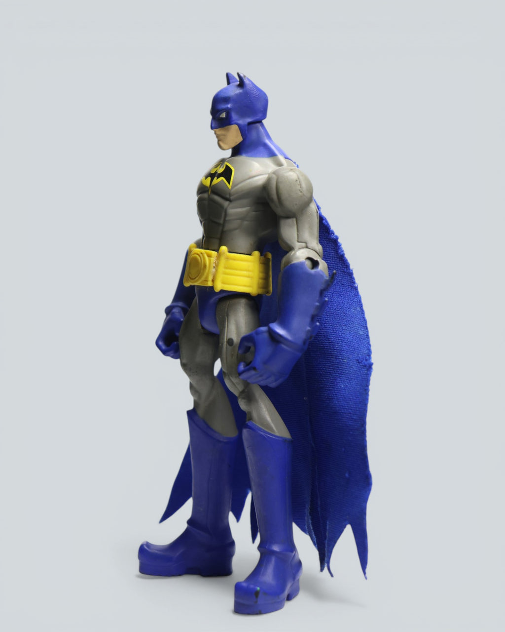 DC Batman Classic Blue & Grey Action Figure with Fabric Cape