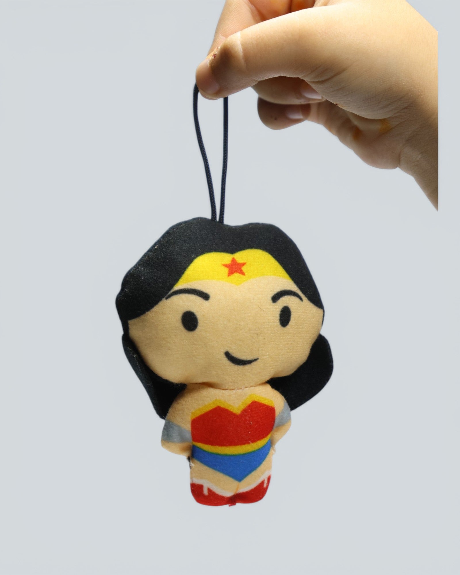 DC Wonder Woman Plush Keychain - Heroic Mini Figure