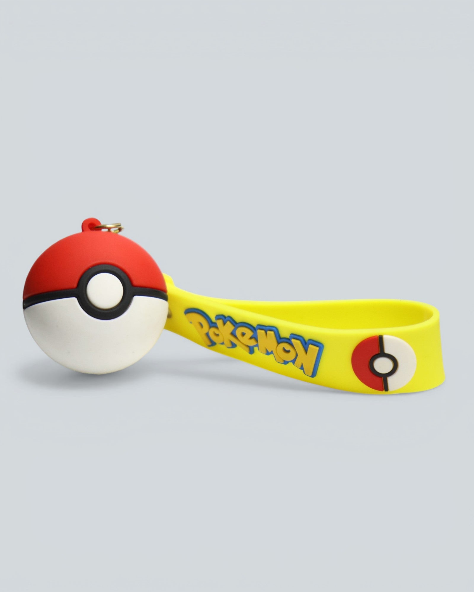 Pokémon Poké Ball Keychain with Silicone Wrist Strap