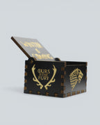 Game of Thrones "Winter Is Coming" Wooden Music Box - Stark Sigil Edition