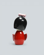 Japanese Kokeshi-Style Miniature - Ceramic Doll Figurine