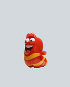 Larva Red Wind-Up Walking Toy - Collectible Figure