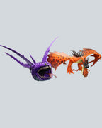 How to Train Your Dragon: Screaming Death & Monstrous Nightmare Figure Set