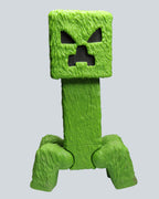 Minecraft Textured Creeper | Premium Large-Scale Collector’s Figure - 9 inches tall