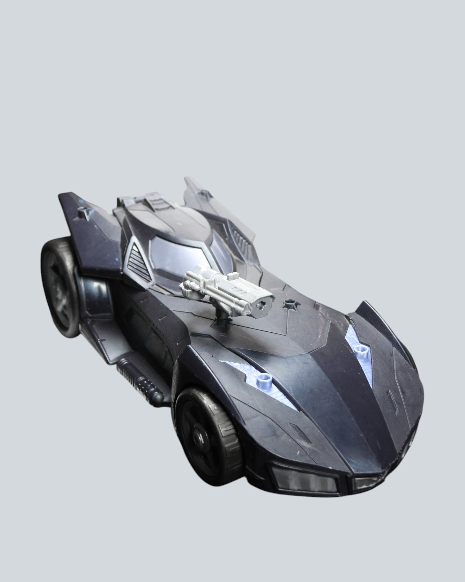 DC Justice League Action Batmobile with Machine Gun Accessory - 16 inches.