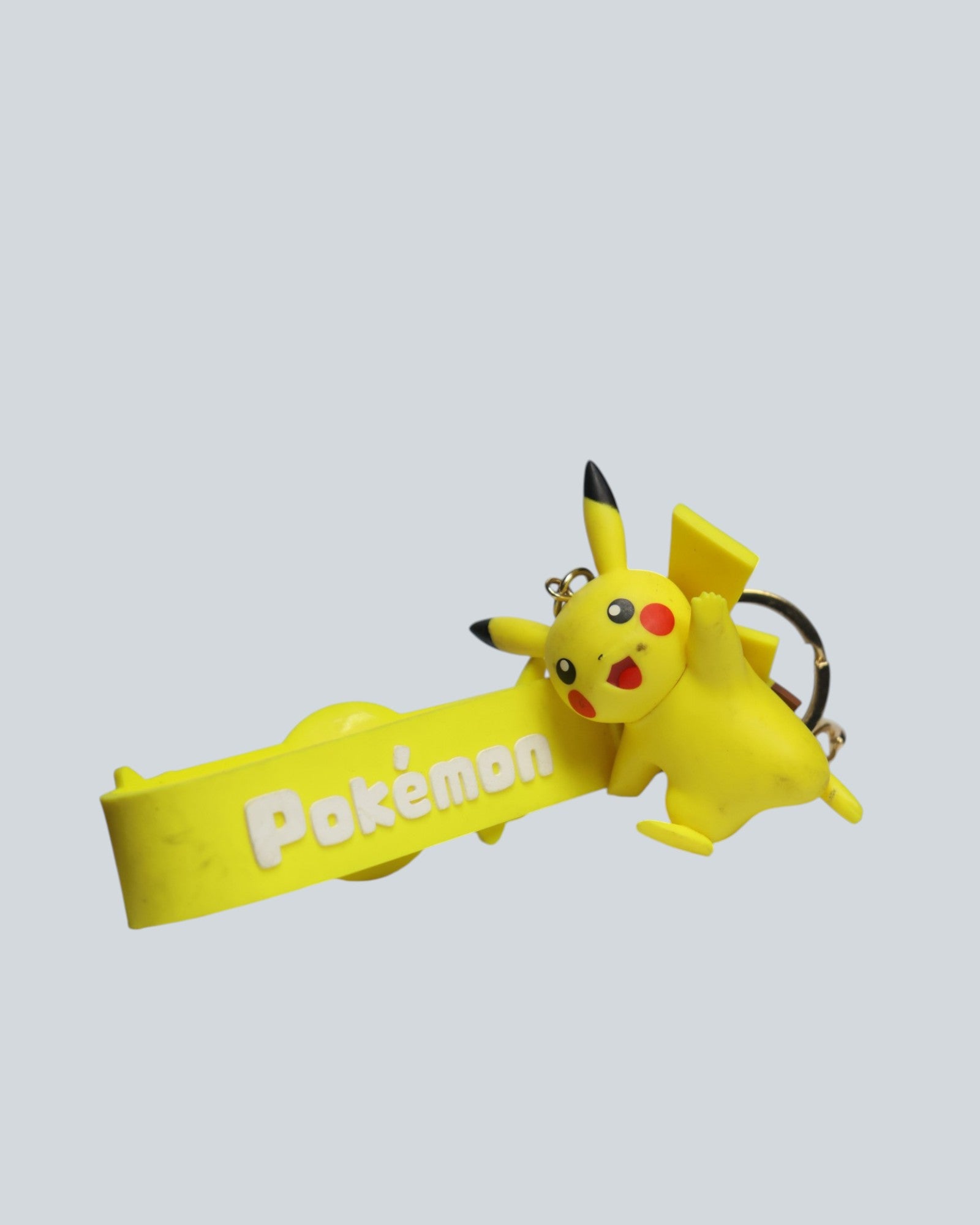 Pokémon Pikachu 3D Figural Keychain with Wrist Strap