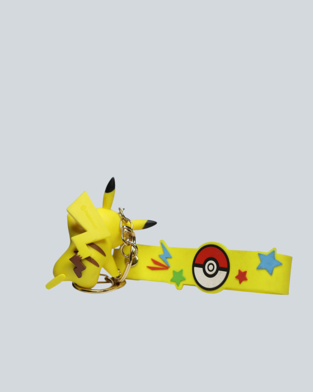Pokémon Pikachu 3D Figural Keychain with Wrist Strap