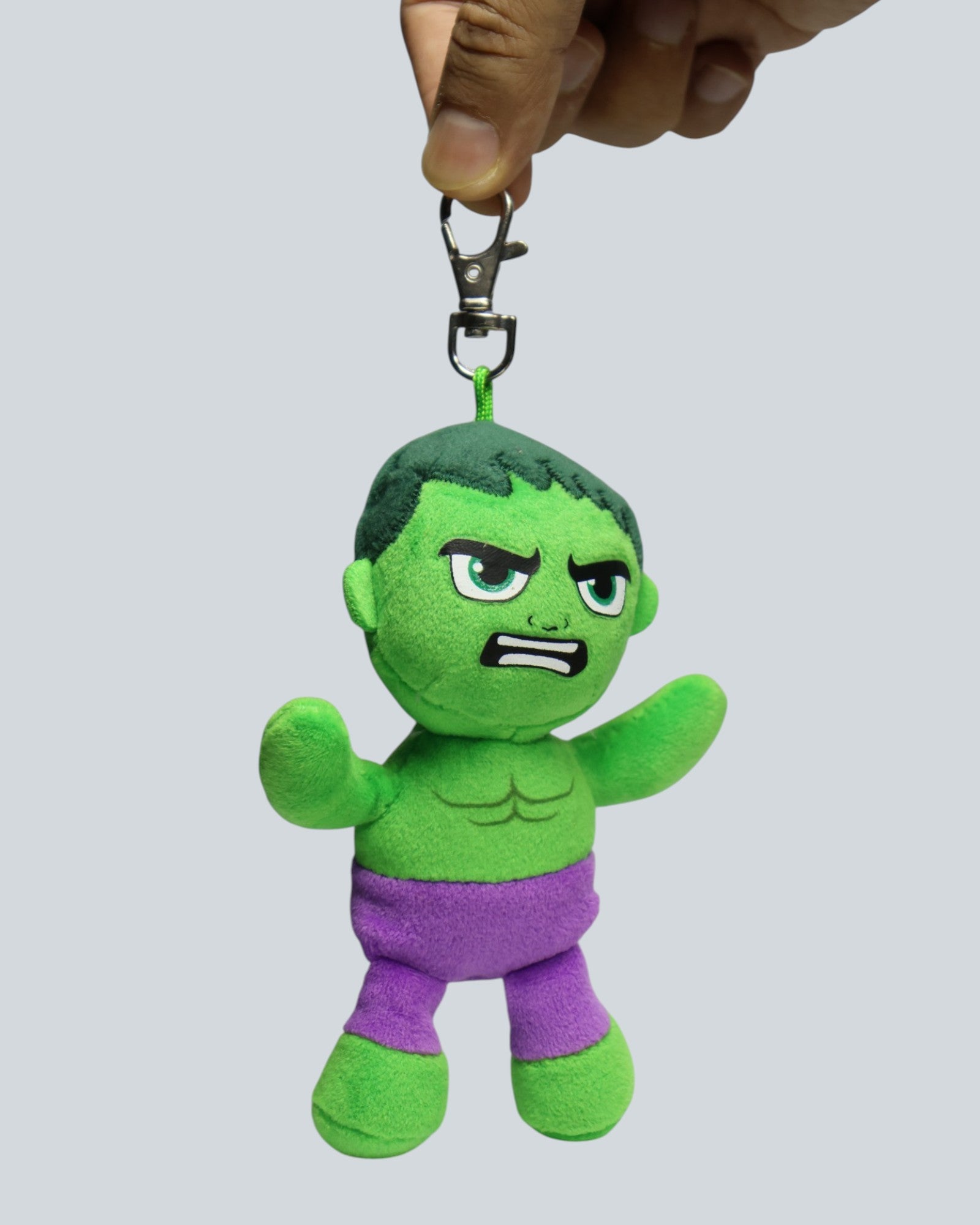 Marvel Hulk Ty Clip | Plush Superhero Keychain