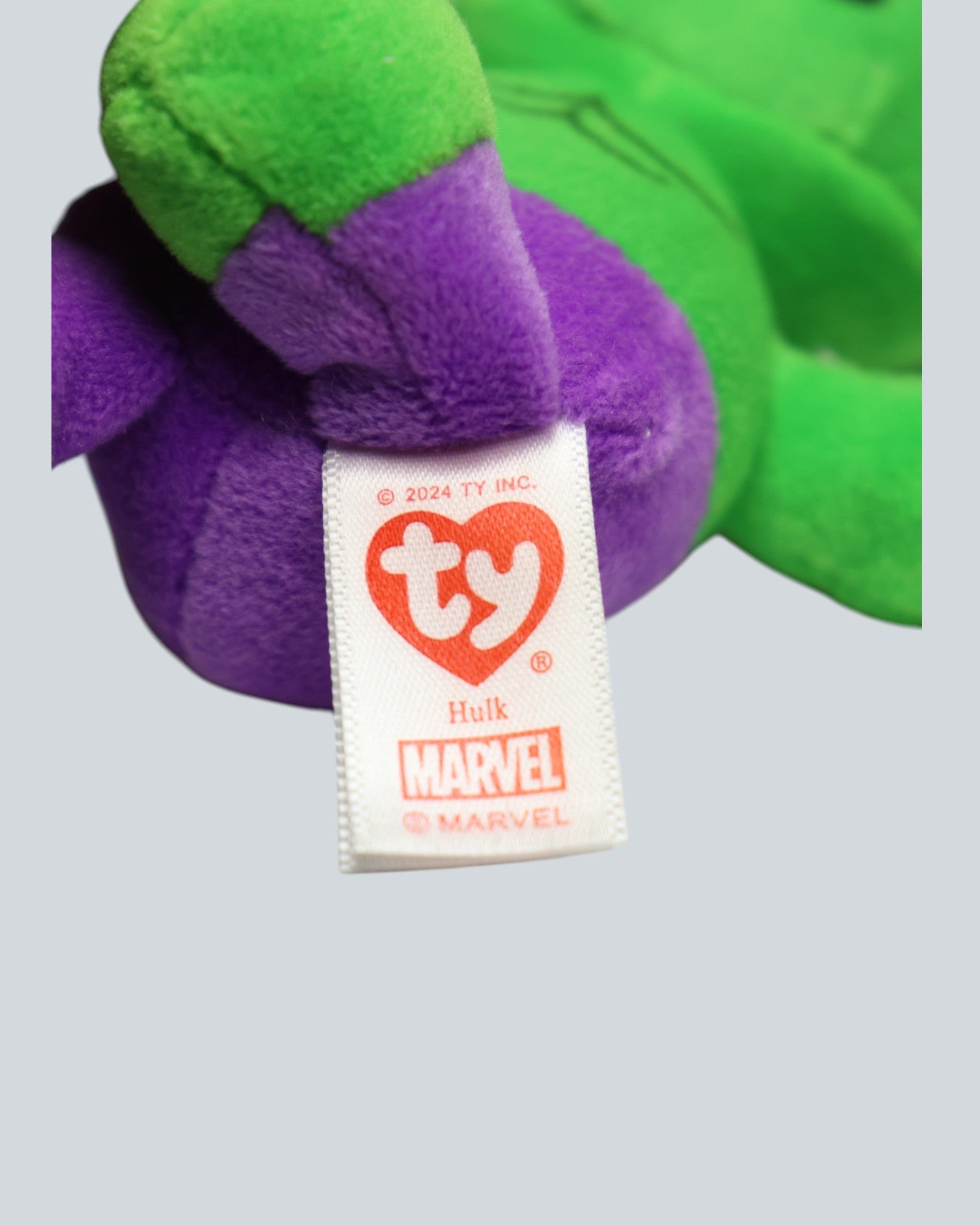 Marvel Hulk Ty Clip | Plush Superhero Keychain