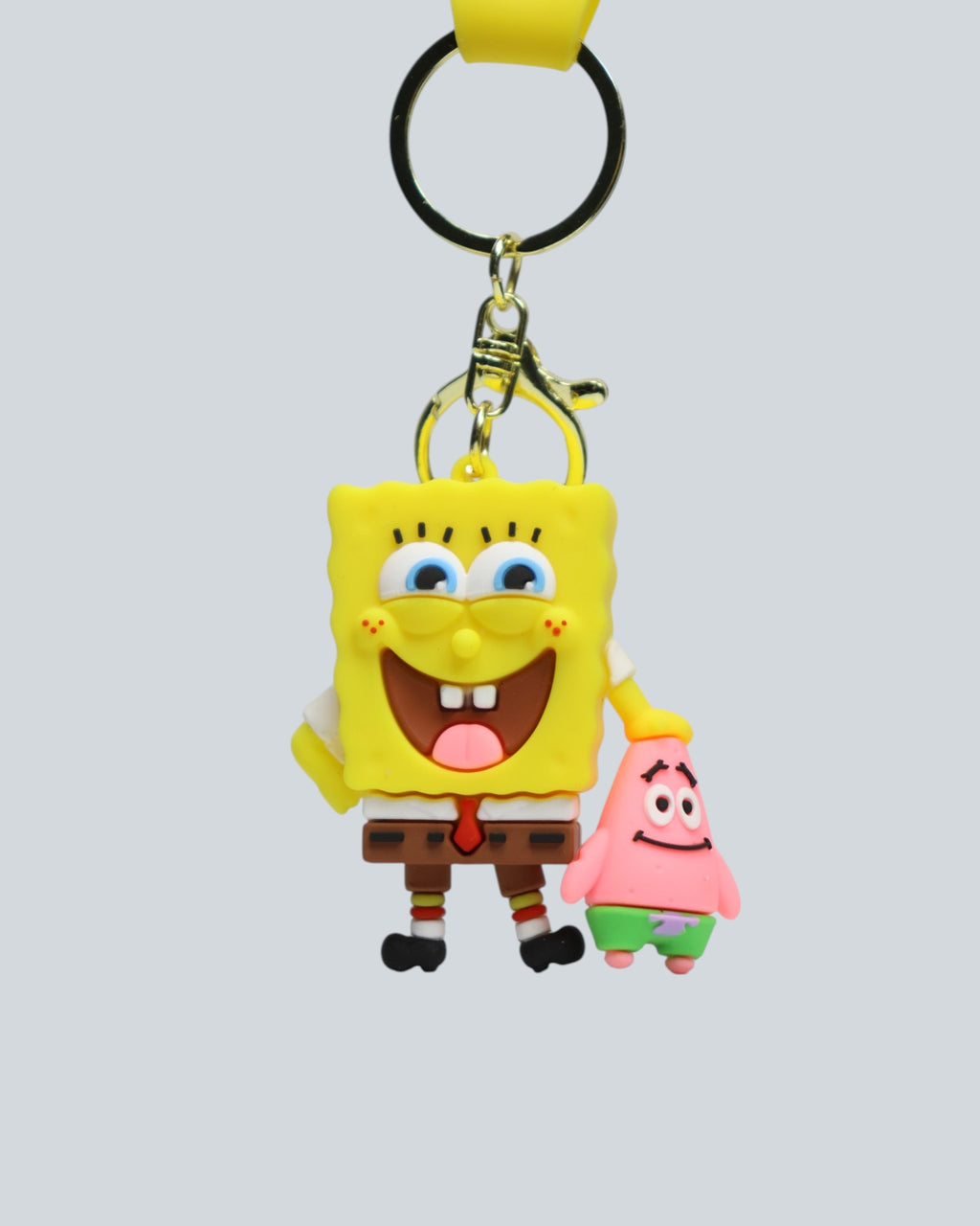SpongeBob SquarePants & Patrick Star Premium Silicone Keychain