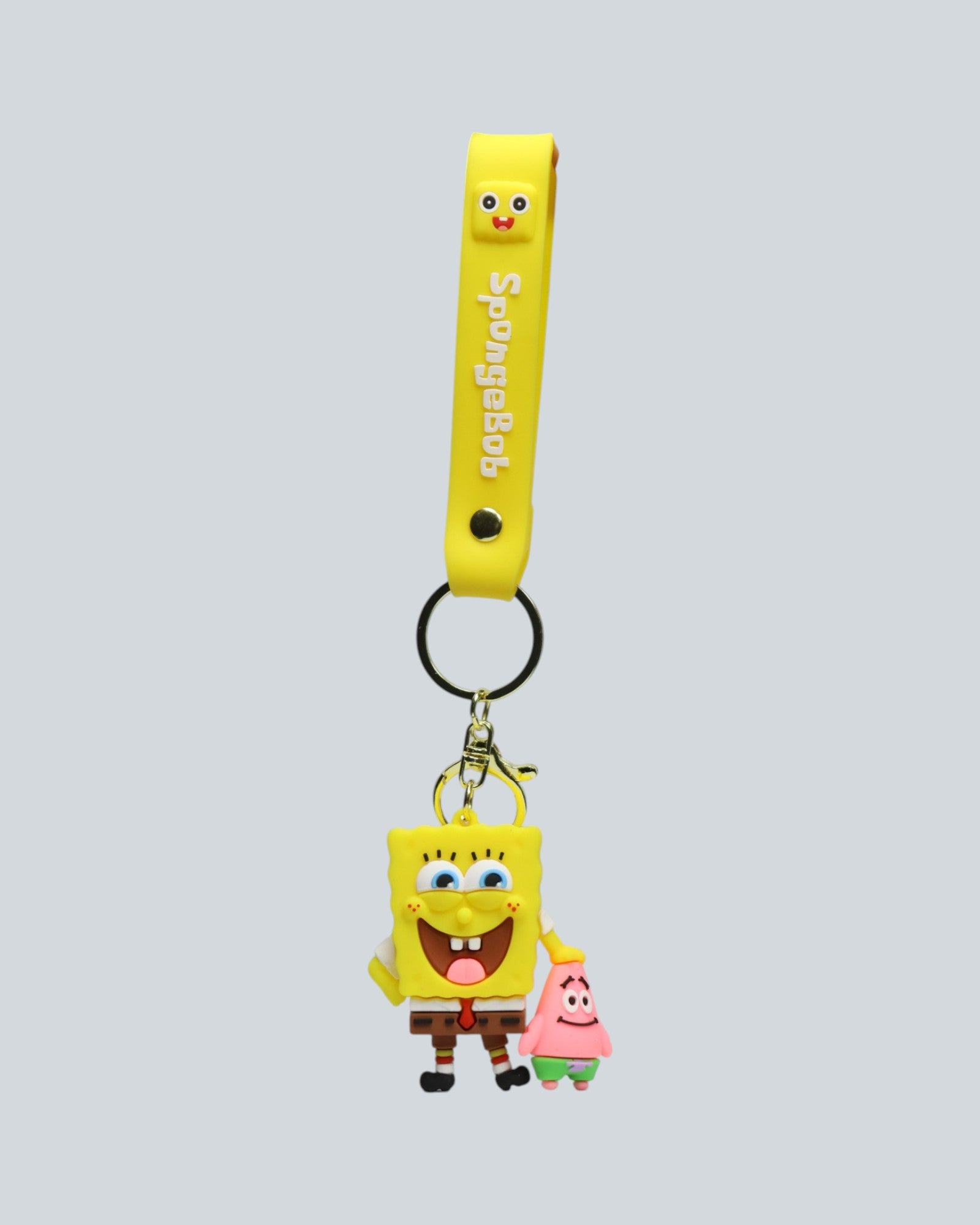 SpongeBob SquarePants & Patrick Star Premium Silicone Keychain