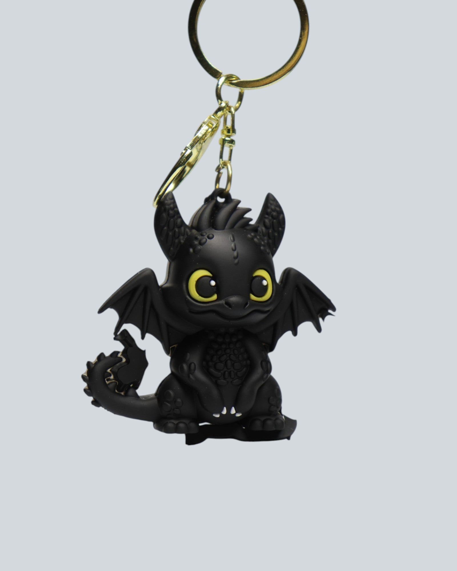 How to Train Your Dragon Toothless "Night Fury" Premium Silicone Keychain