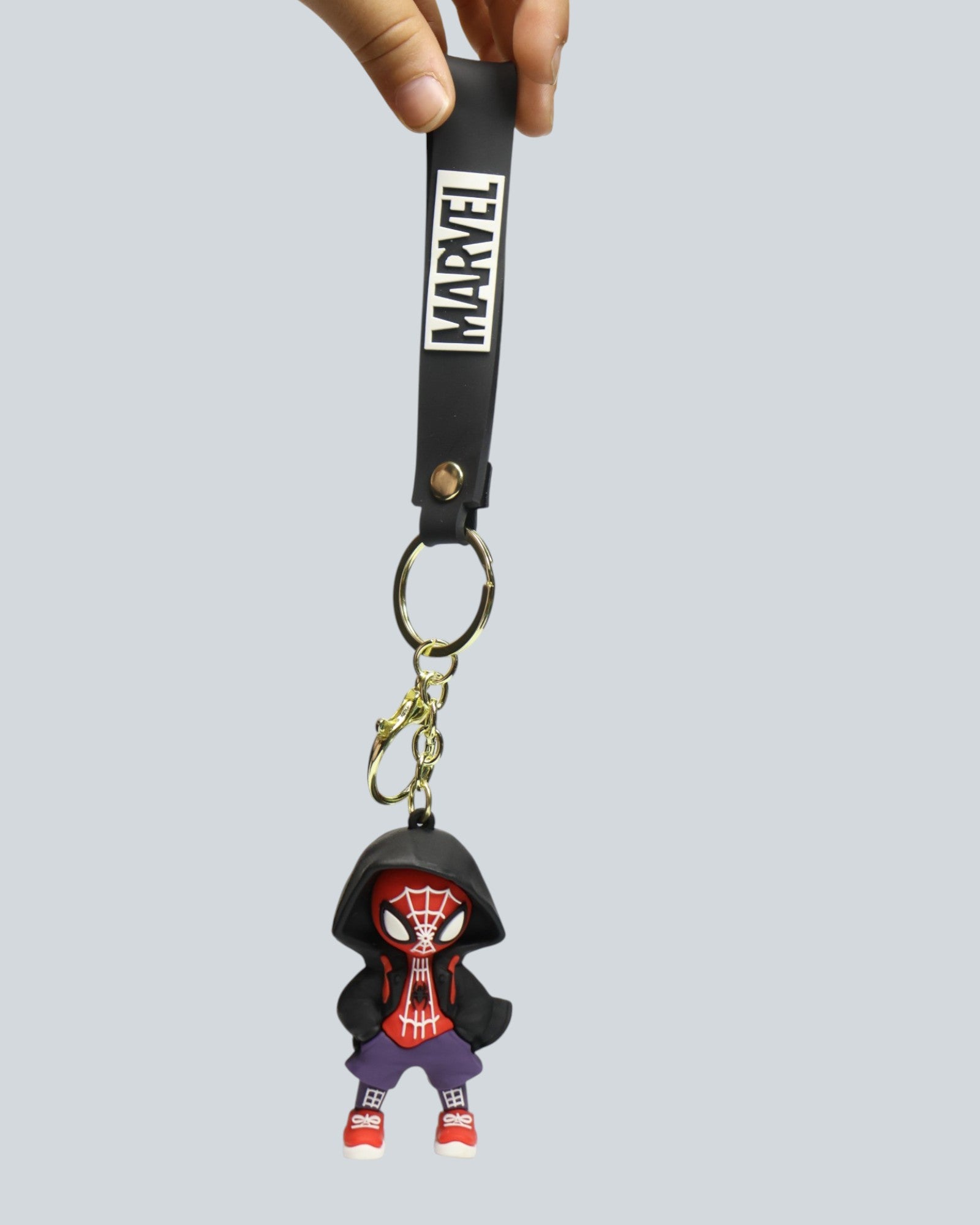 Marvel Spider-Man "Urban Hoodie" Silicone Keychain