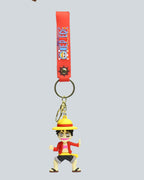 One Piece Monkey D. Luffy "King of Pirates" Silicone Keychain
