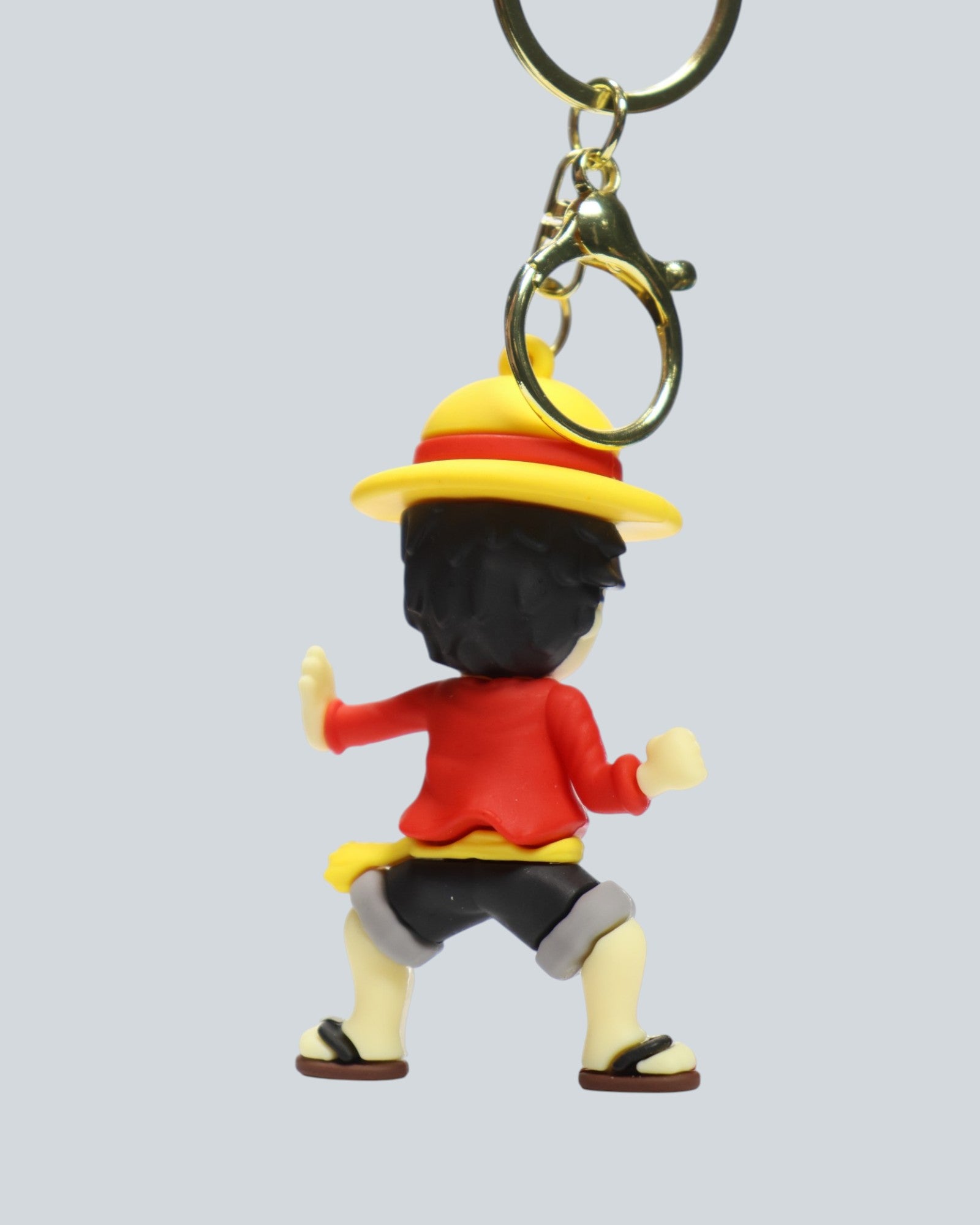 One Piece Monkey D. Luffy "King of Pirates" Silicone Keychain