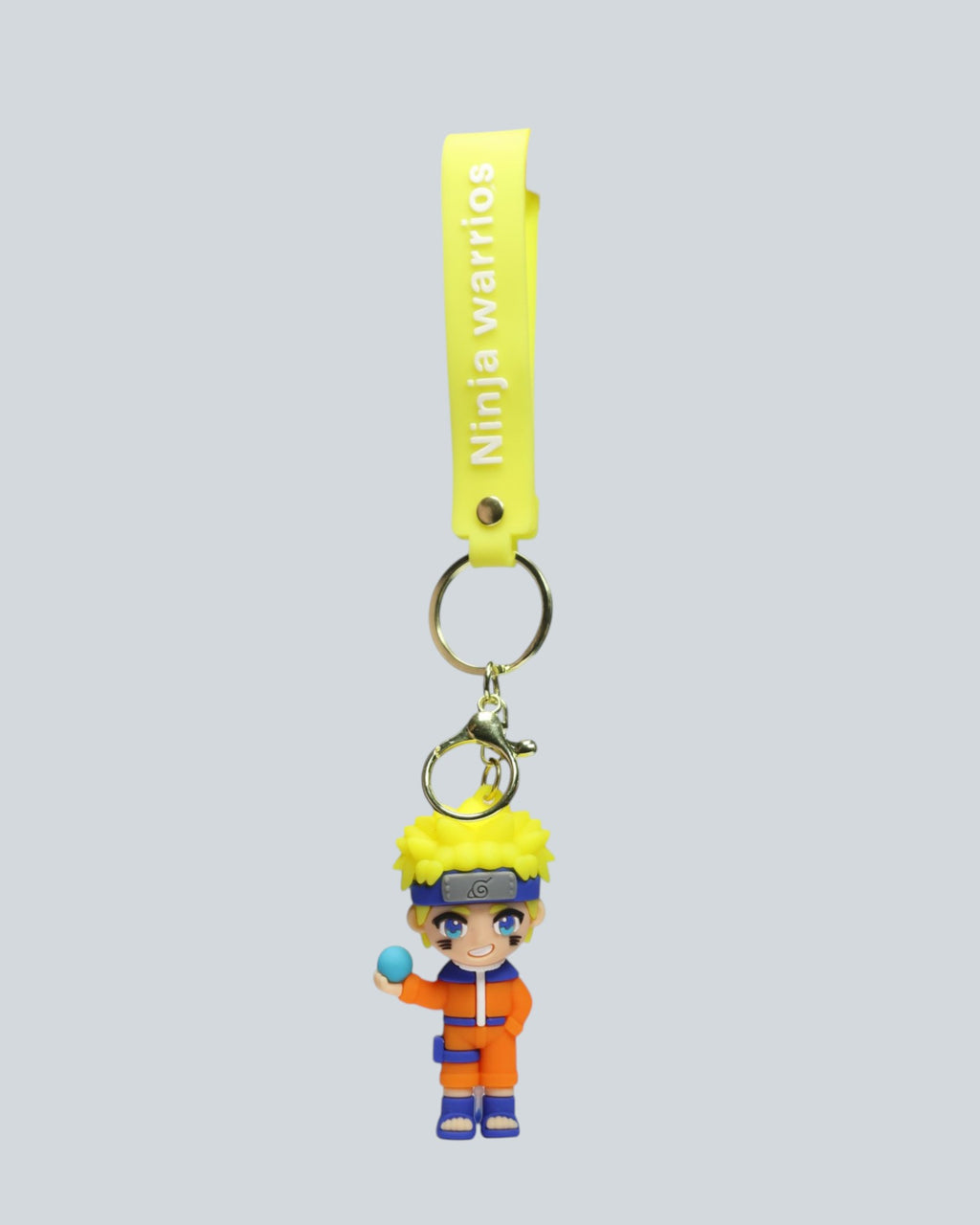 Naruto Uzumaki "Rasengan Attack" Silicone Keychain