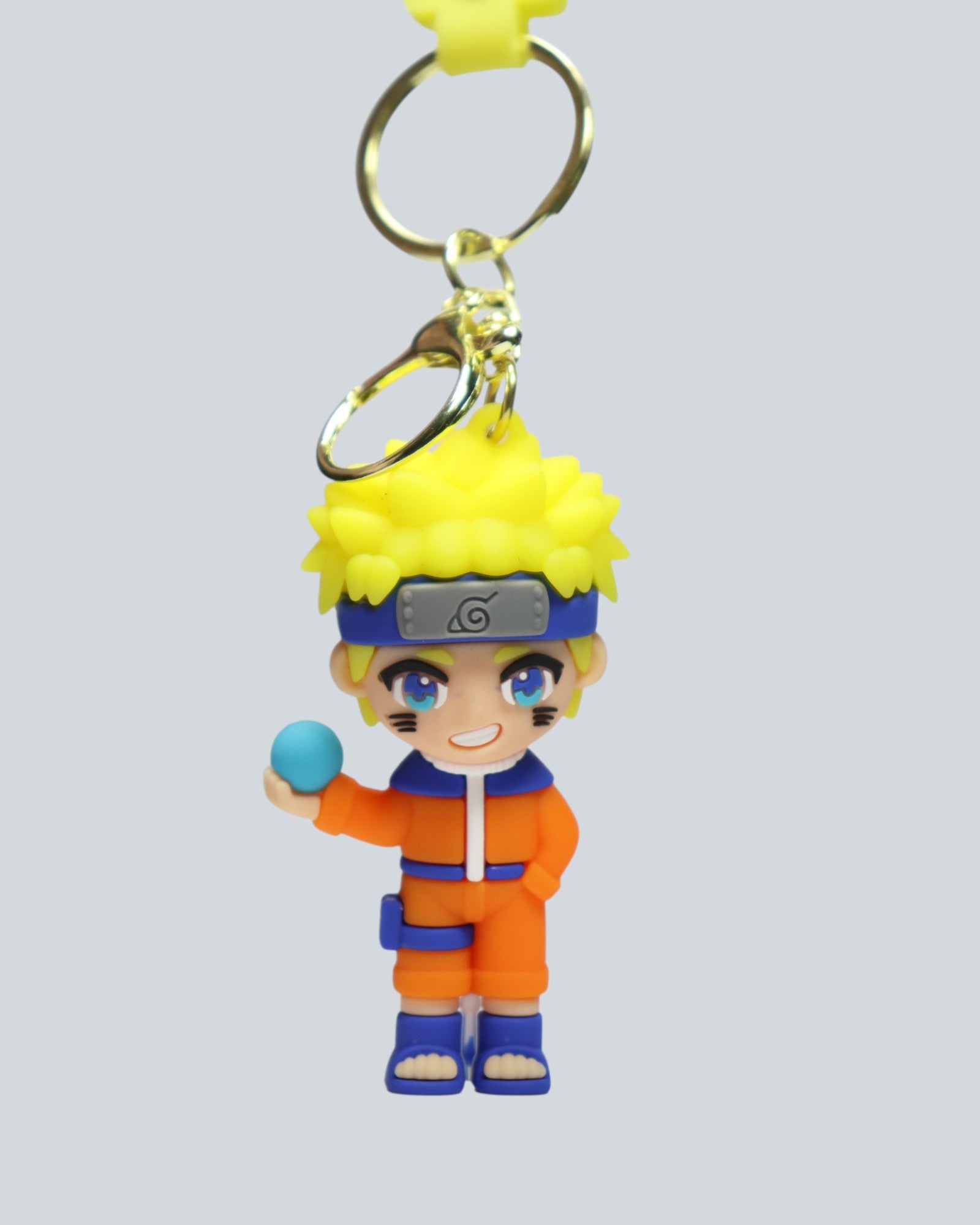 Naruto Uzumaki "Rasengan Attack" Silicone Keychain