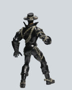 Vintage Zorro Action Figure: The Masked Avenger (Chain Detail)