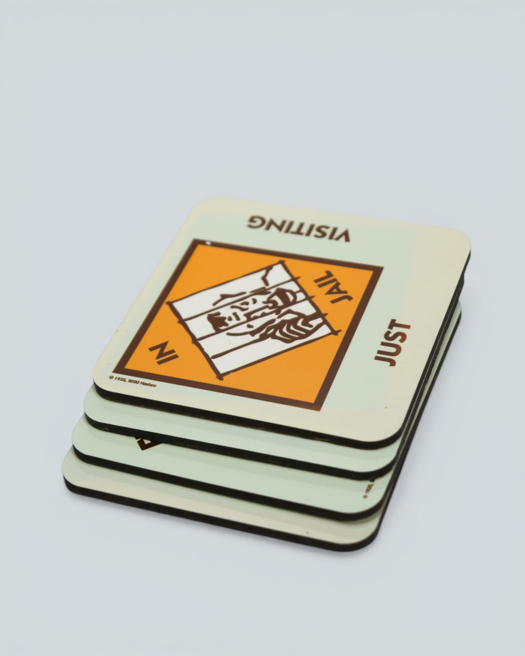 Monopoly Board Game Square Coaster Set (4-Piece)