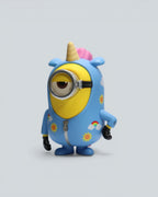 Minion in Fluffy Unicorn Onesie Collectible Vinyl Figure