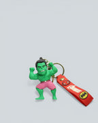Marvel Avengers: Hulk 3D Character Keychain with Logo Strap