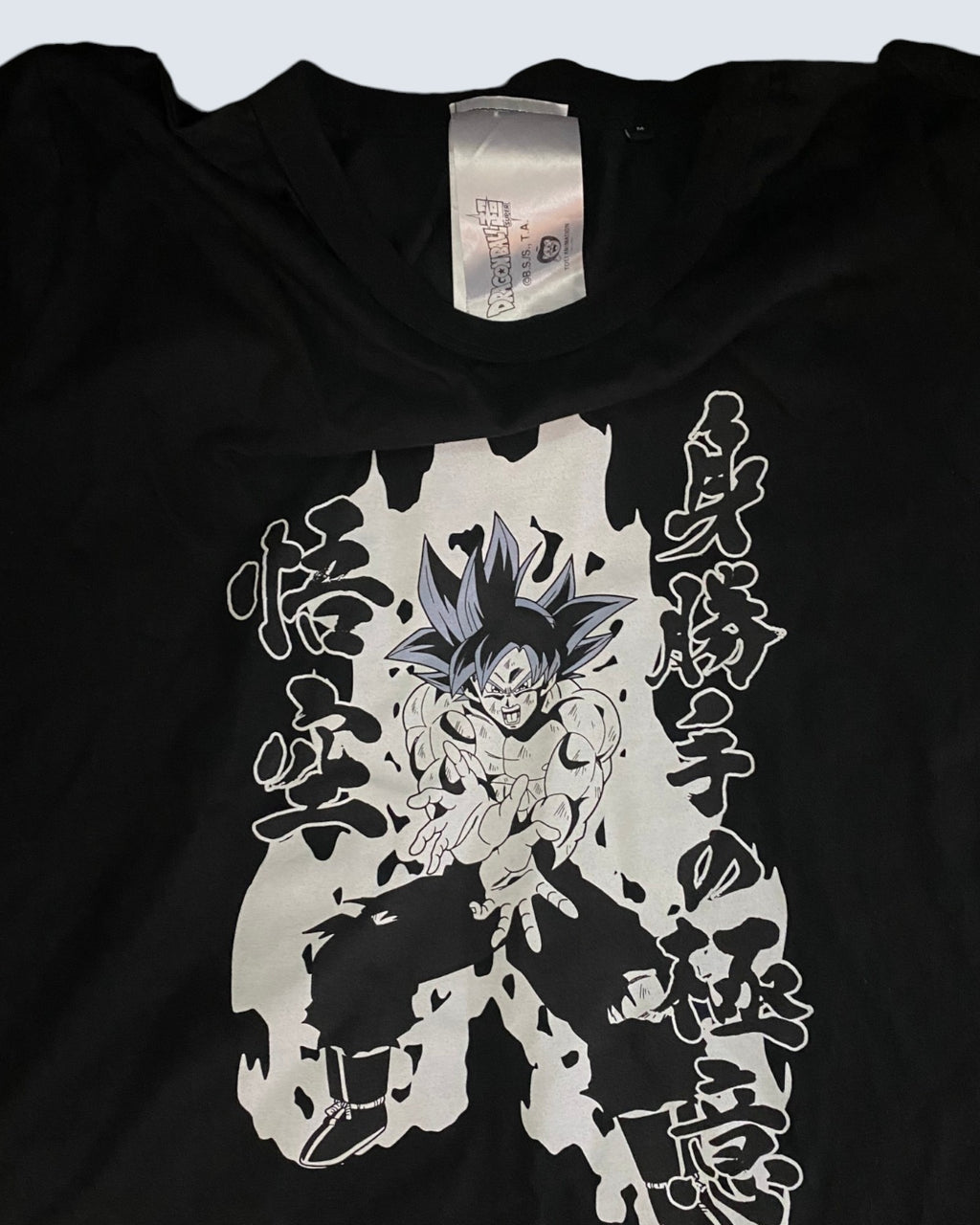 Official Dragon Ball Super Goku Ultra Instinct Black Graphic T-Shirt